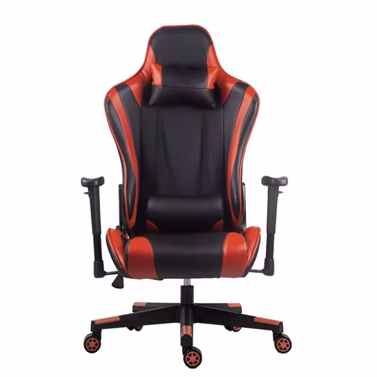 Silla ajustable ergonómica de alta calidad del juego de ordenador de la silla giratoria del cuero de la PU